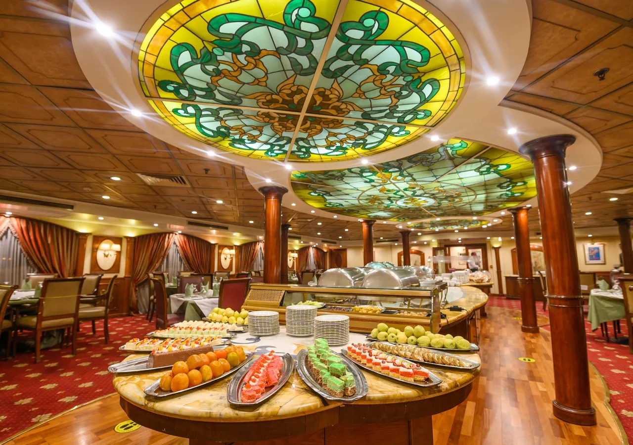 Restaurant aboard the Royal Princess Nile Cruise Nile cruise